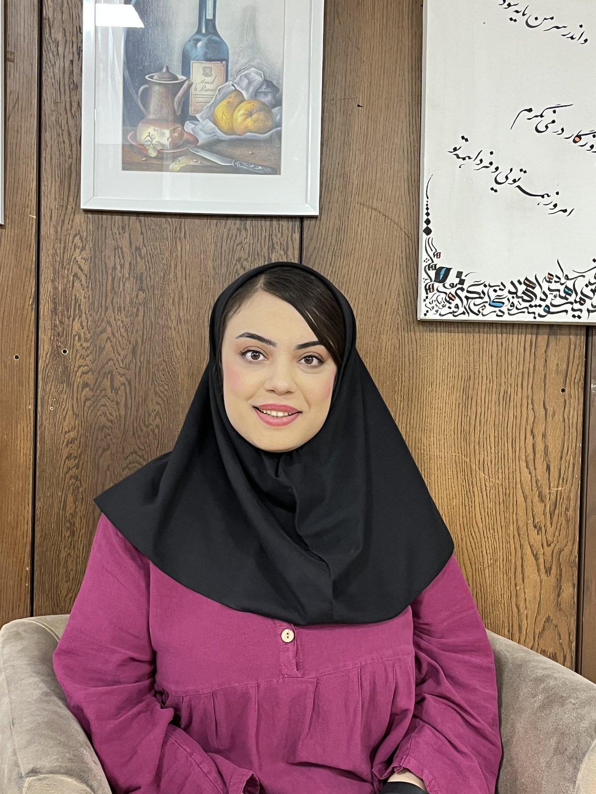 تصویر شادی شیخ زاده، مسئول فنی کامپیوتر